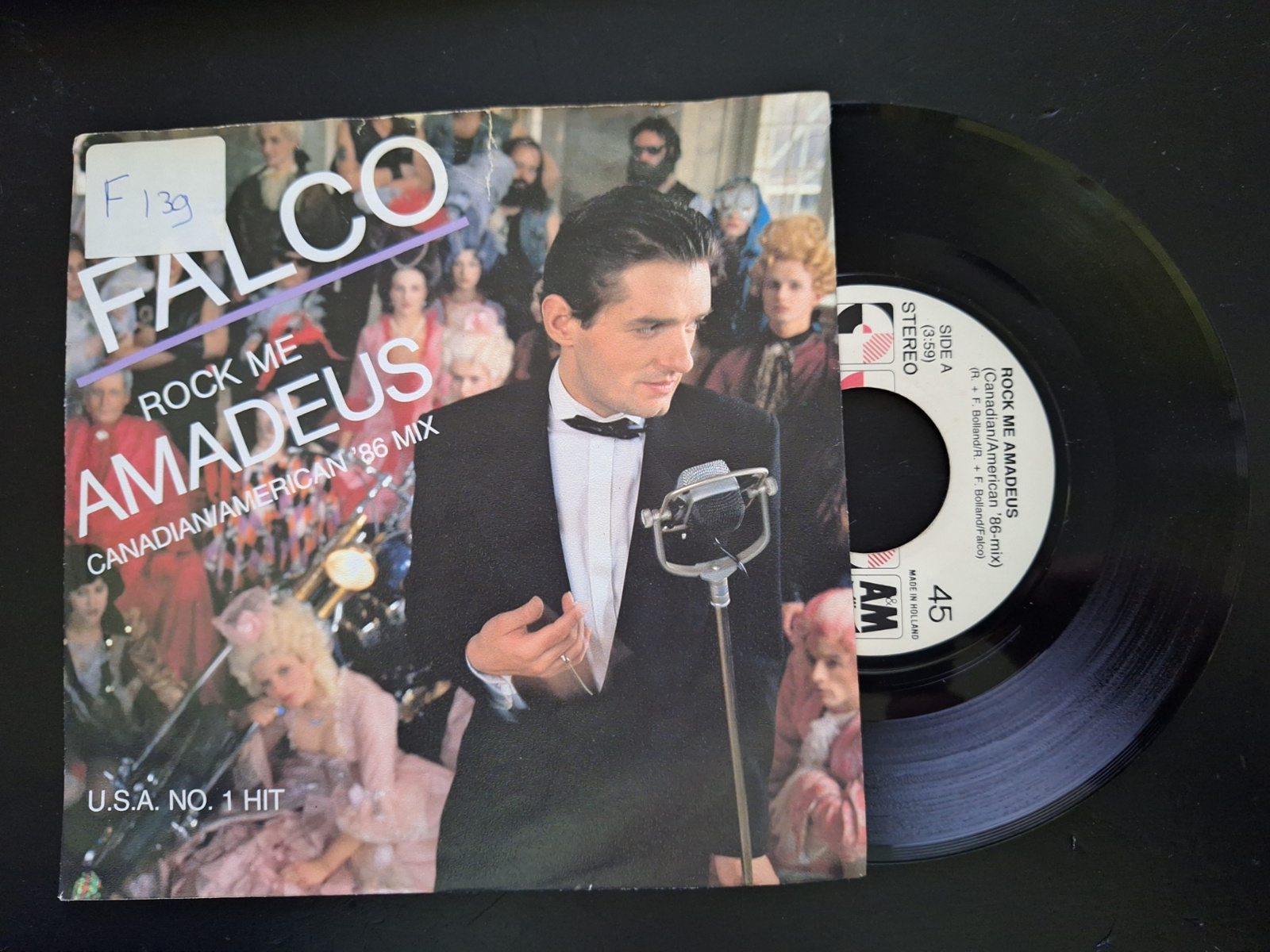 Falco met Rock me amadeus 1986 Single nr S2021934