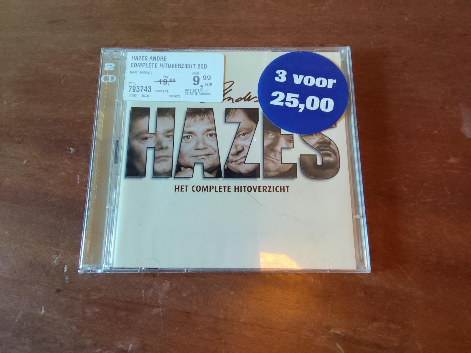 Andre Hazes met Hazes het complete hitoverzicht 2005 CD nr CD2024544
