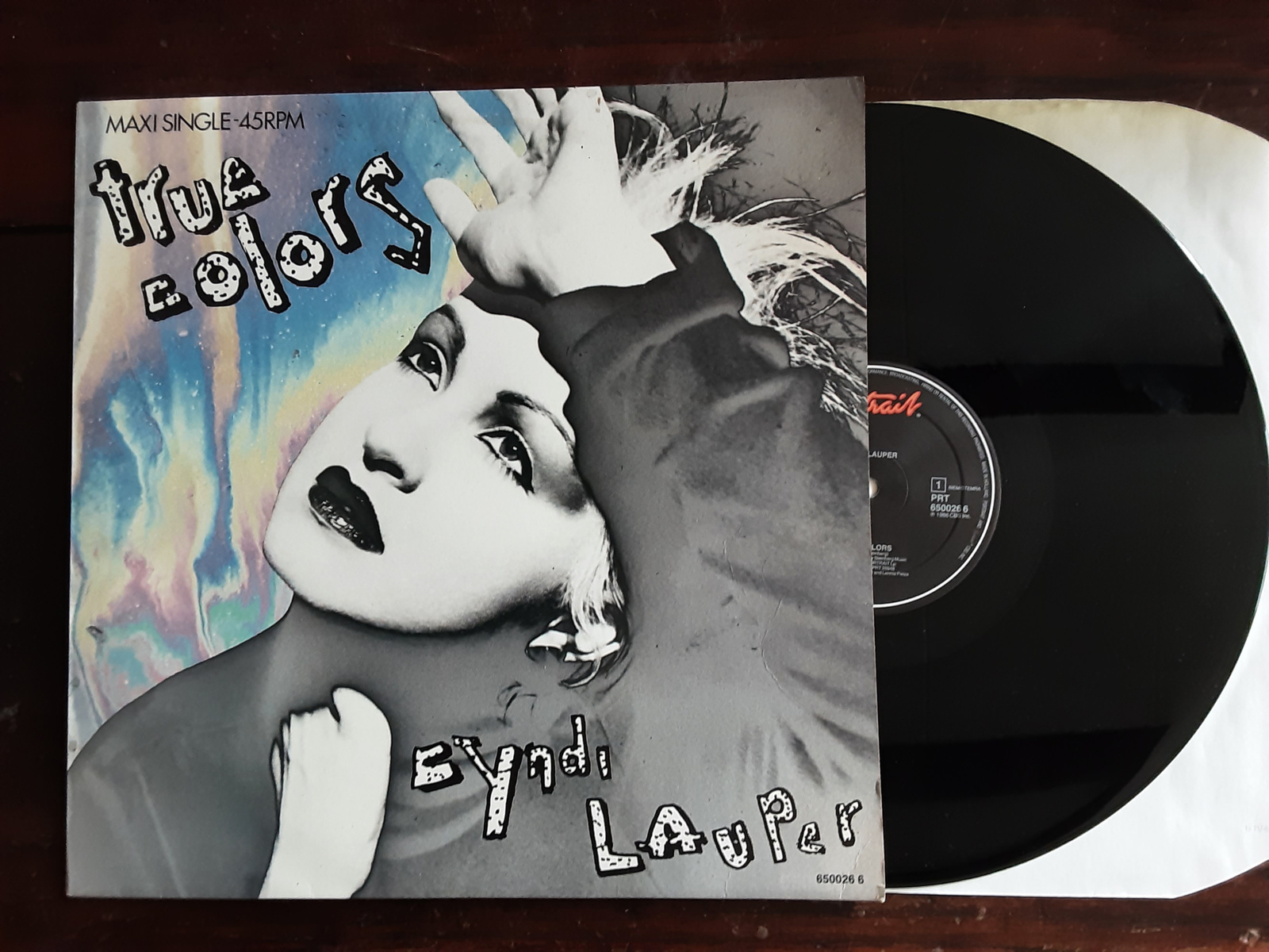 Cyndi Lauper met True colors 12" 1986 LP maxi single nr L2024769