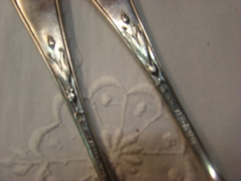 Zilveren vork en lepel