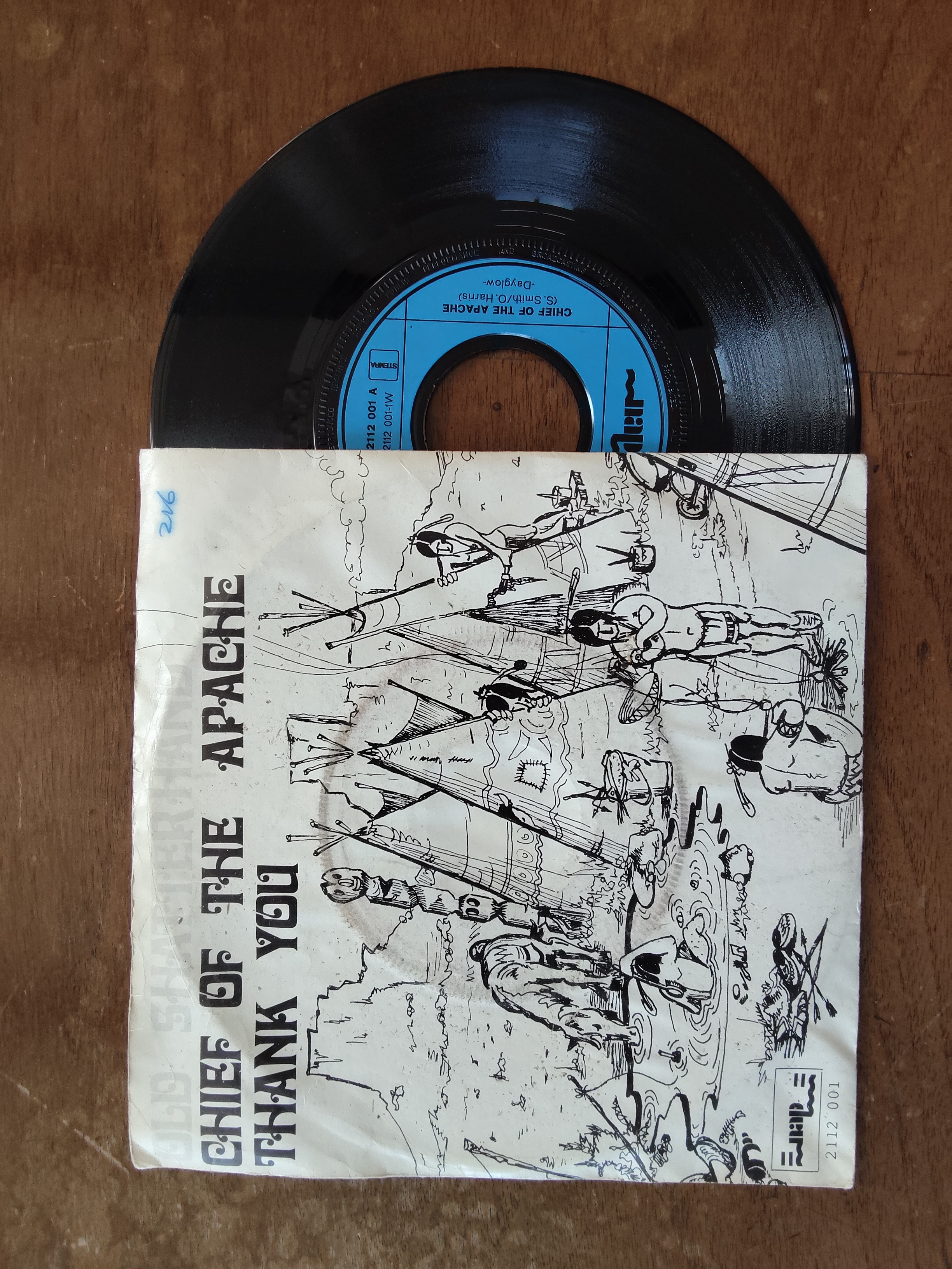 Old Shatterhand met Chief of the Apache 1972 Single nr S20256863