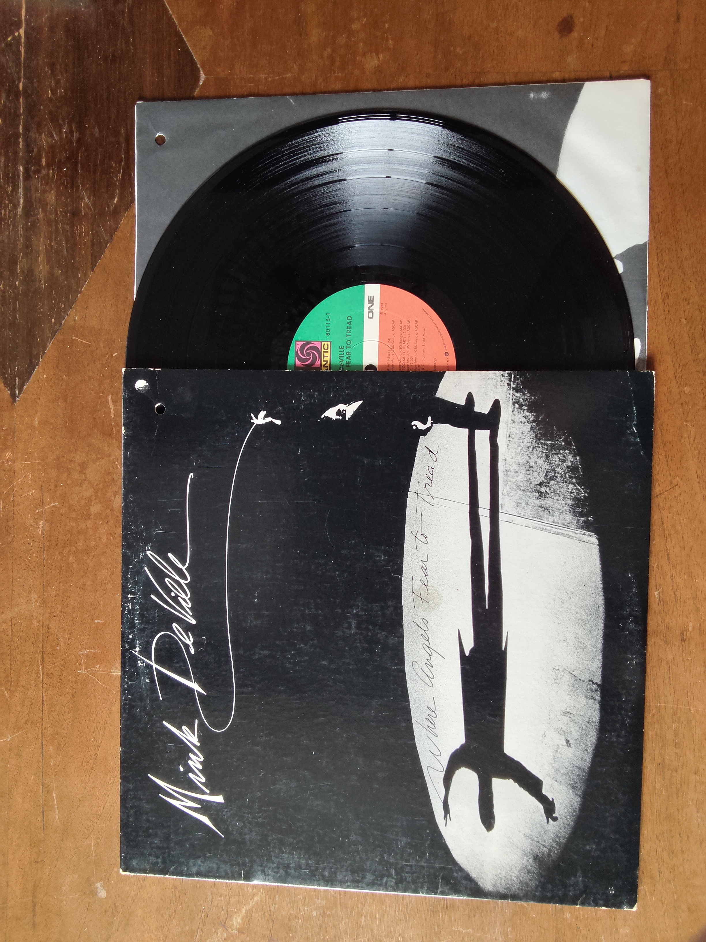 Mink DeVille met Where Angels fear to tread 1983 LP nr L20251294