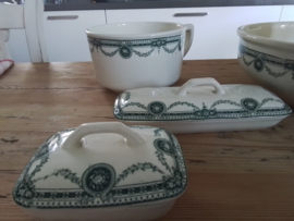 Oud en antiek Lampetstelvam Boch Fr.Pericon. 5 delig