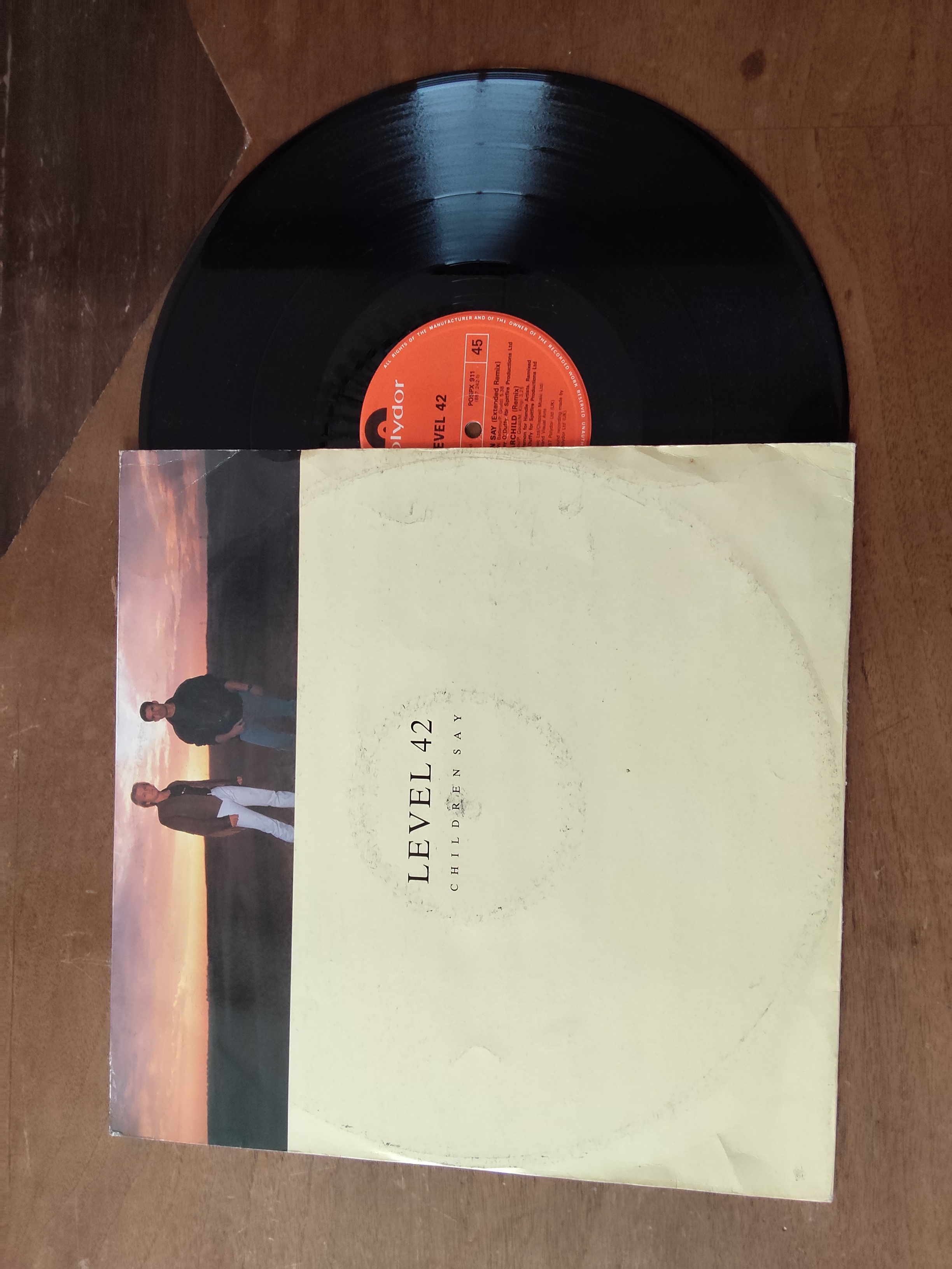 Level 42 met Children say 1987 LP maxi single nr L20251262
