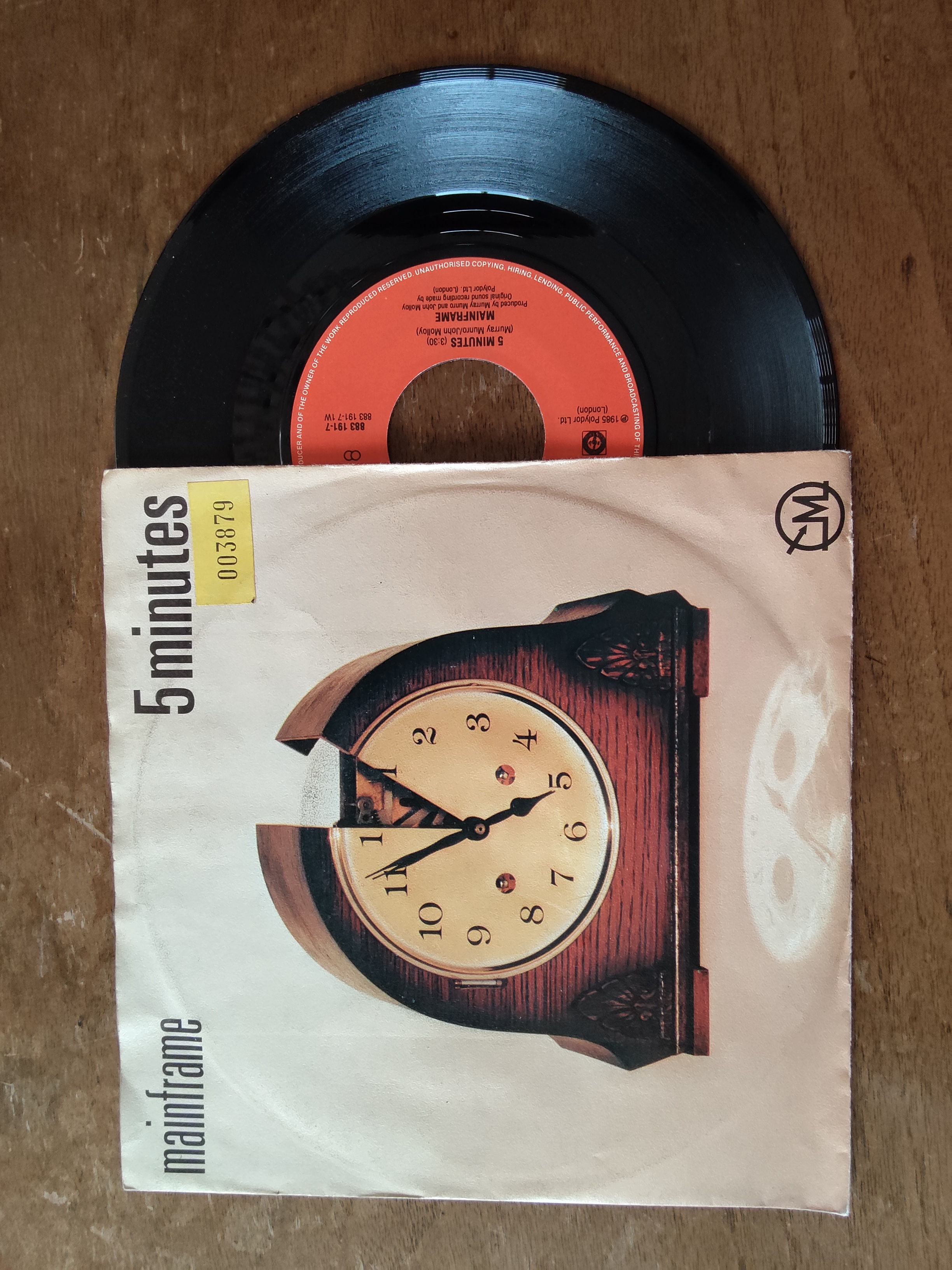 Mainframe met 5 minutes 1985 Single nr S20256967