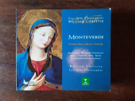 Claudio Monteverdi, William Christie, Les Arts Florissants, Les Sacqueboutiers de Toulouse met Vespa della beata vergine 1999 CD nr CD2024390