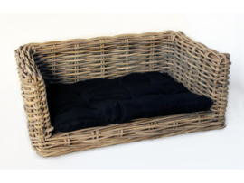 Hondenmand Kube M natural handgevlochten 59cmx40cmx20cm nr 901737