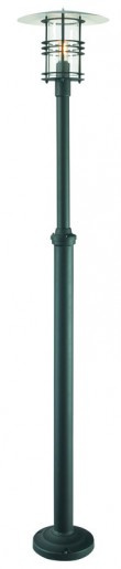 Buitenlamp staand h- 151/238cm gegalvaniseerd zwart Selva nr: 3695