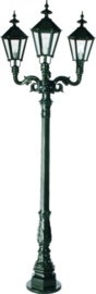 Buitenlamp combinatie mast h238cm serie Nuova nrs 1508+1572+1560(3x)