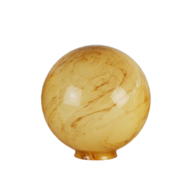 Glazen bol rond licht gemarmerd diameter 30cm nr4 op foto 3000.60