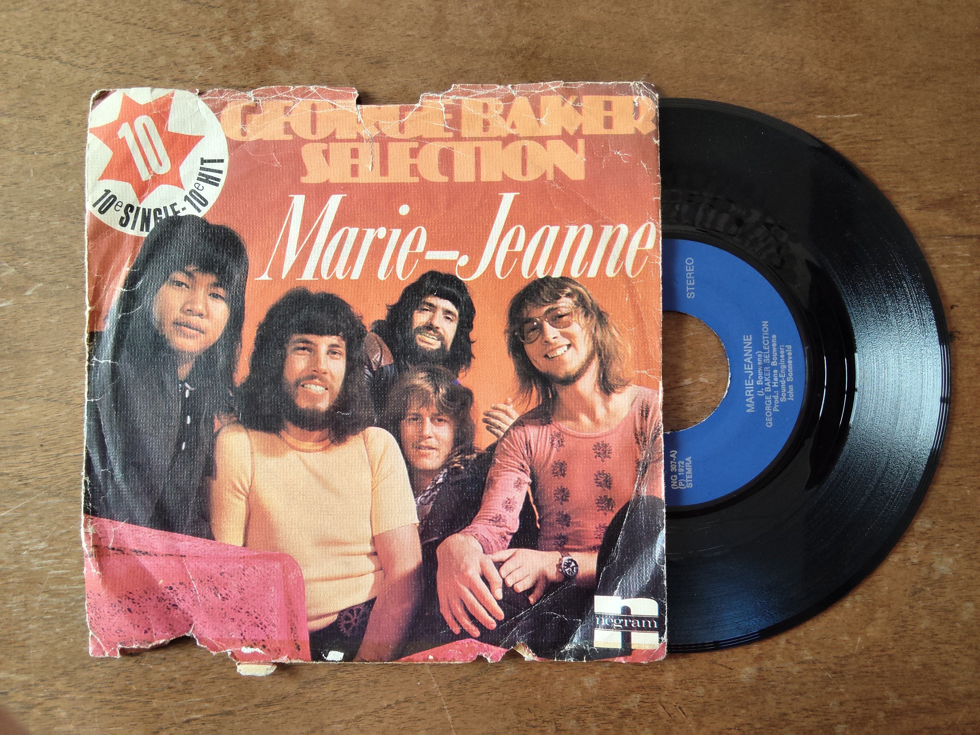 George Baker Selection met Marie-Jeanne 1972 Single nr S20256998