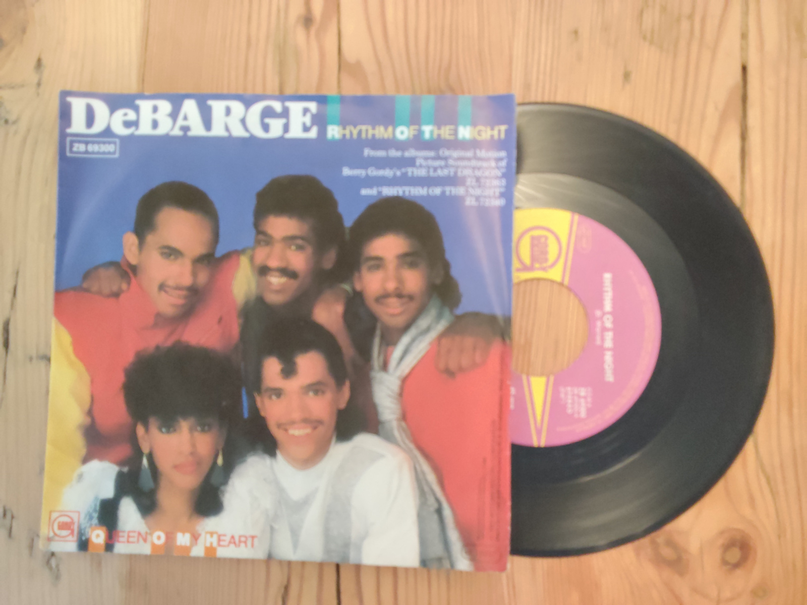 DeBarge met Rhythm of the night 1981 Single nr S20256503