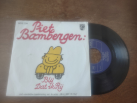 Piet Bambergen met Blij dat ik rij 1977 Single nr S20222015