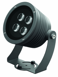 Buitenlamp wand of grond spot LED 13W zwart draai kantelbaar 5jr garantie nr 3346412