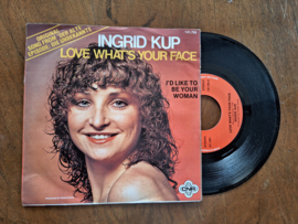 Ingrid Kup met Love what.s your face 1981 Single nr S20232511