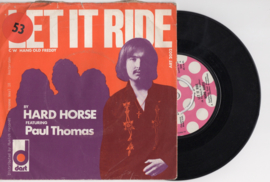 Hard Horse met Let it ride 1971 Single nr S2020133