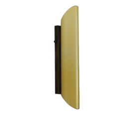 Wandlamp mat nikkel met glasbuis champagne nr 7Wg-6340.50