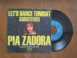 Pia Zadora met Let's dance tonight 1984 Single nr S20232897