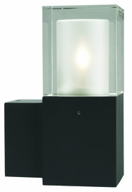 Buitenlamp wand Arendal zwart LED 4W  5jr garantie nr 2615