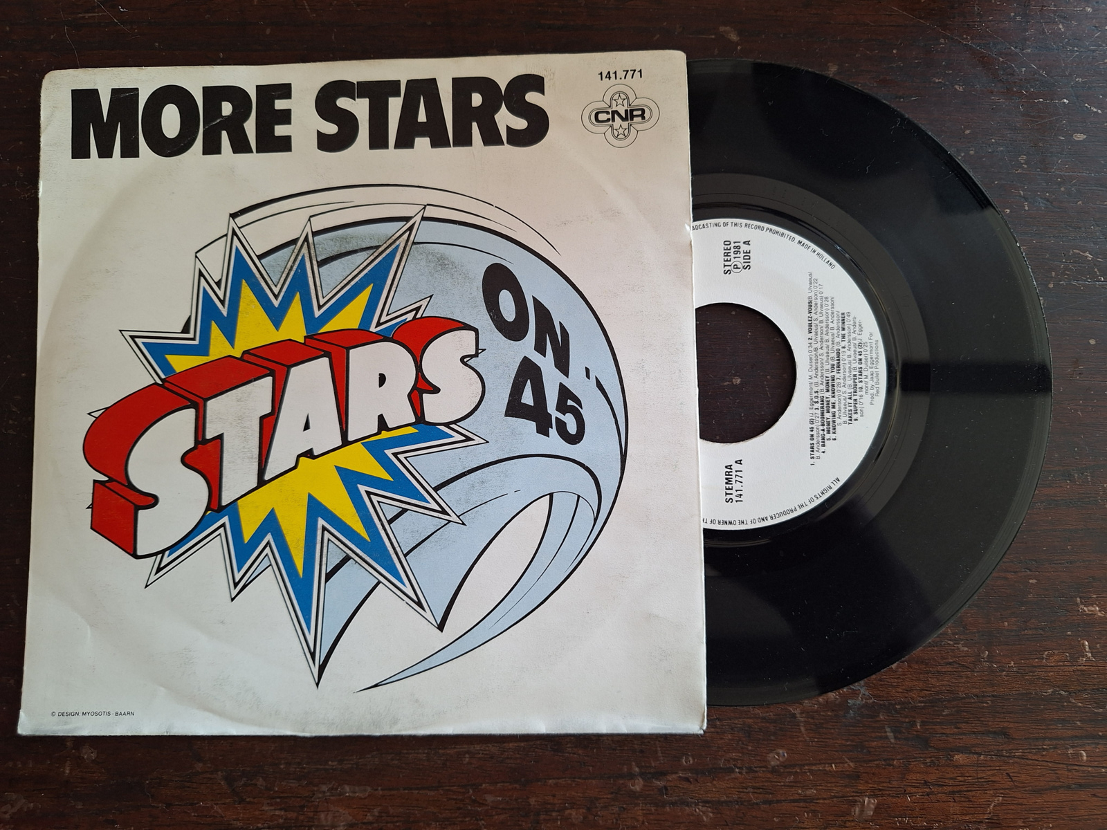 Stars on 45 met More stars 1981 Single nr S20221838