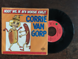 Corrie van Gorp met Nooit wil ik m'n worsie kwijt 1981 Single nr S20245500