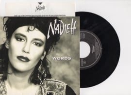 Nadieh met Words 1991 Single extra leuke inleg intoductie artiest nr S202037