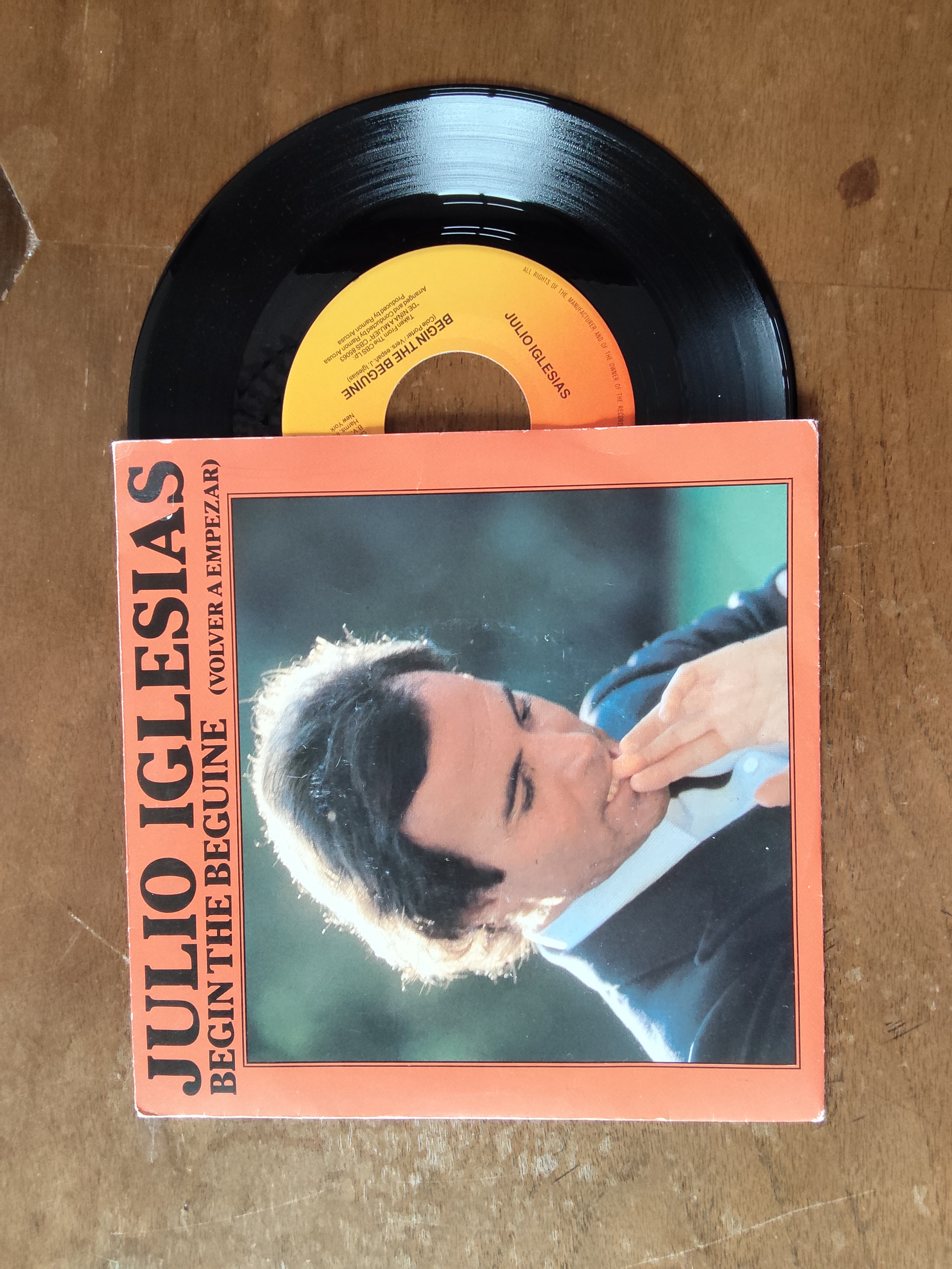 Julio Iglesias met Begin the beguine 1981 Single nr S20256895