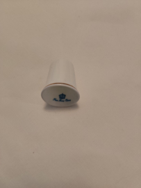 Vingerhoed porcelein opdruk Texel Ecomare 2,9cm hoog zonder doosje