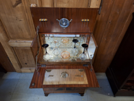 Art-Deco mini bar met chinees lakwerk 1940-1950 Rivington London nr K20249