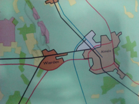Landkaart van Oost Nederland