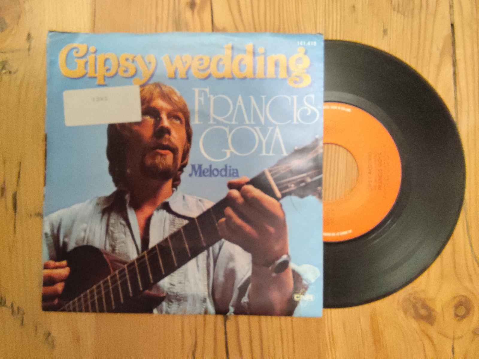 Francis Goya met Gipsy wedding 1977 Single nr S20256432