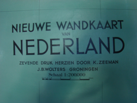 Nieuwe Wandkaart van Nederland.  VERKOCHT