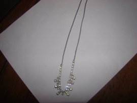 Strass collier of ketting.