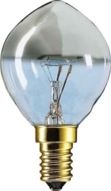 Philips kopspiegellamp E14 kogel 25W zilver nr: 18-152252