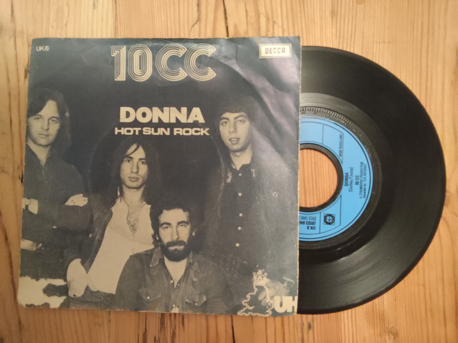 10CC met Donna 1973 Single nr S2021587