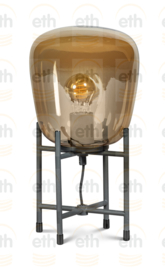 Tafellamp Benn Goud mini d20cm en h40,7cm metaal en glas E27 nr 05-TL3202-30