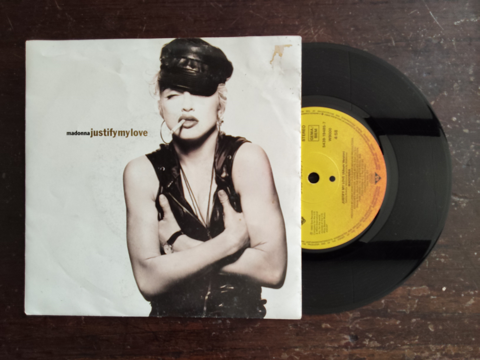 Madonna met Justify m love 1989 Single nr S20256651