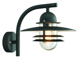 Buitenlamp gegalvaniseerd zwart wand Selva nr: 3080