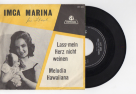 Imca Marina met Lass' mein herz nicht weinen 1963 Single nr S2021957