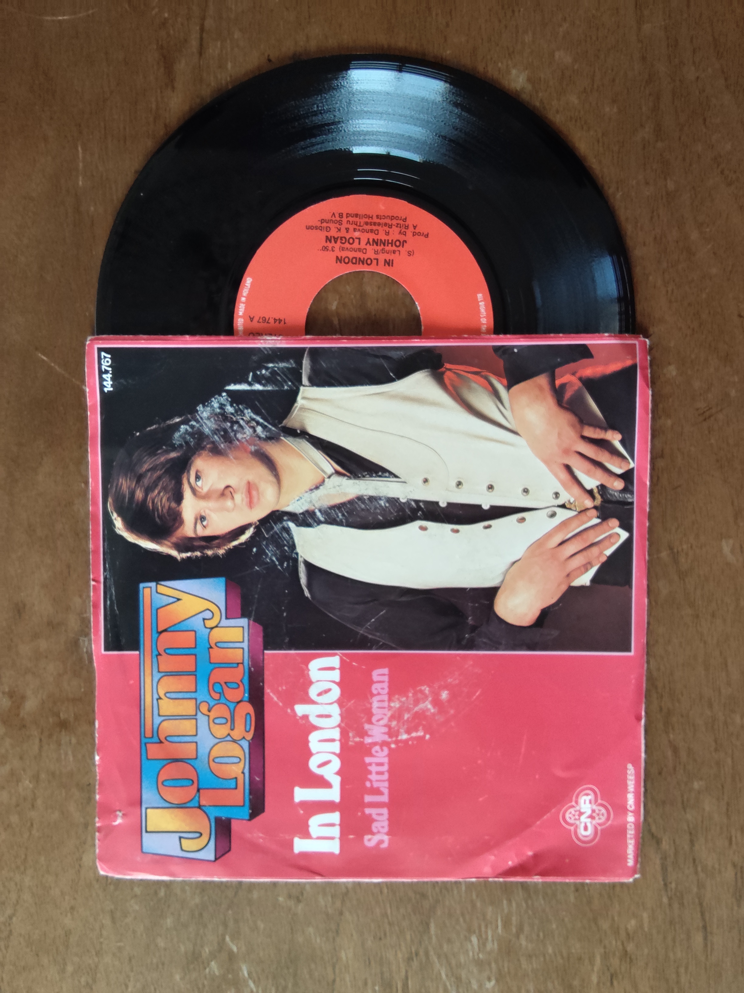Johnny Logan met In London 1980 Single nr S20256964