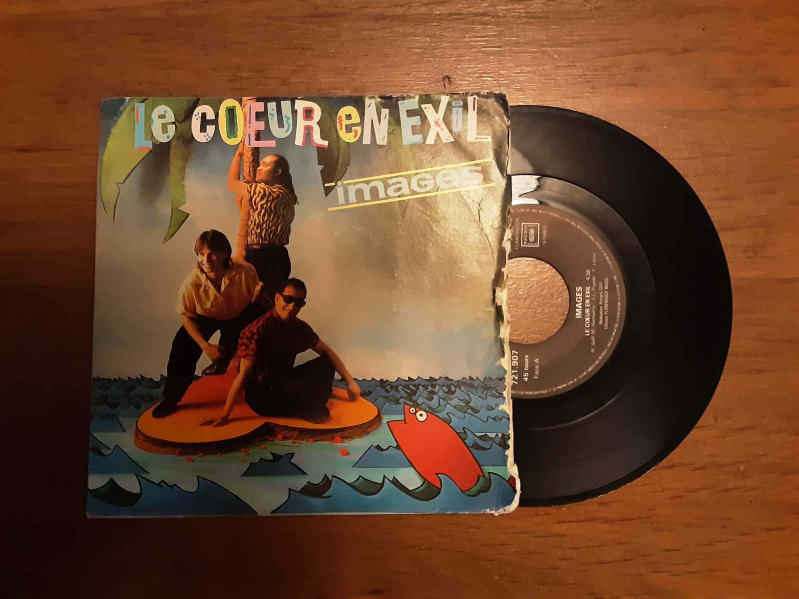 Images met Le coeur en exil 1987 Single nr S20246026