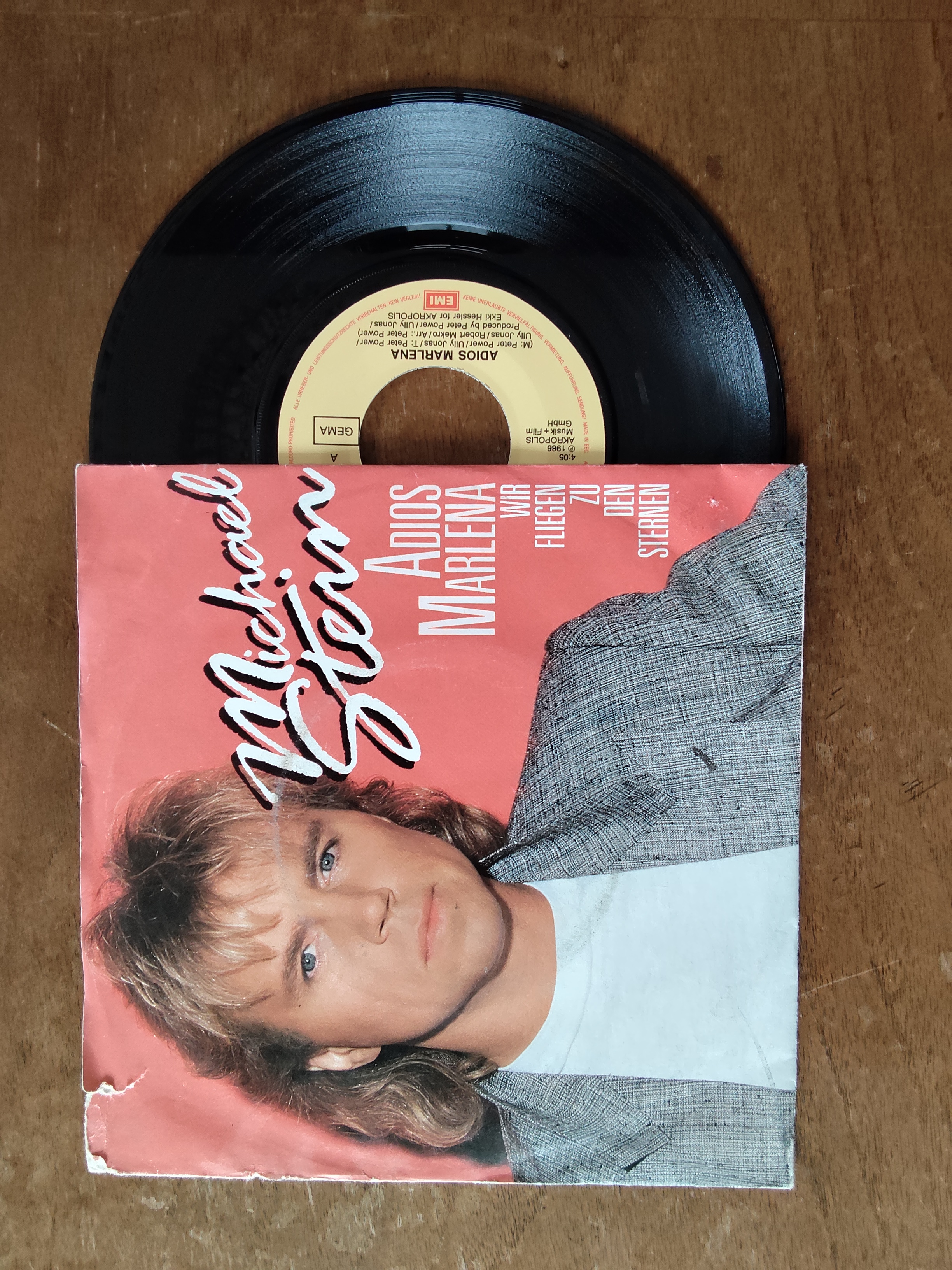 Michael Stein met Adios Marlena 1986 Single nr S20256886