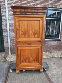 Antieke Franse kast kersenhout Louis Philippe 1790-1810 Homme Debout nr K202423