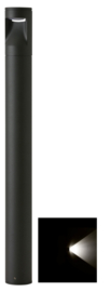 Buitenlamp mast Lako h-60cm 1 zijde licht LED 6W antraciet nr 409.060/1