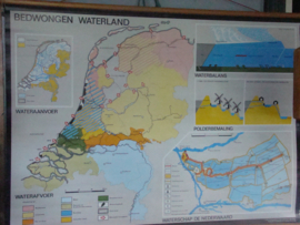 Landkaart Bedwongen Waterland.