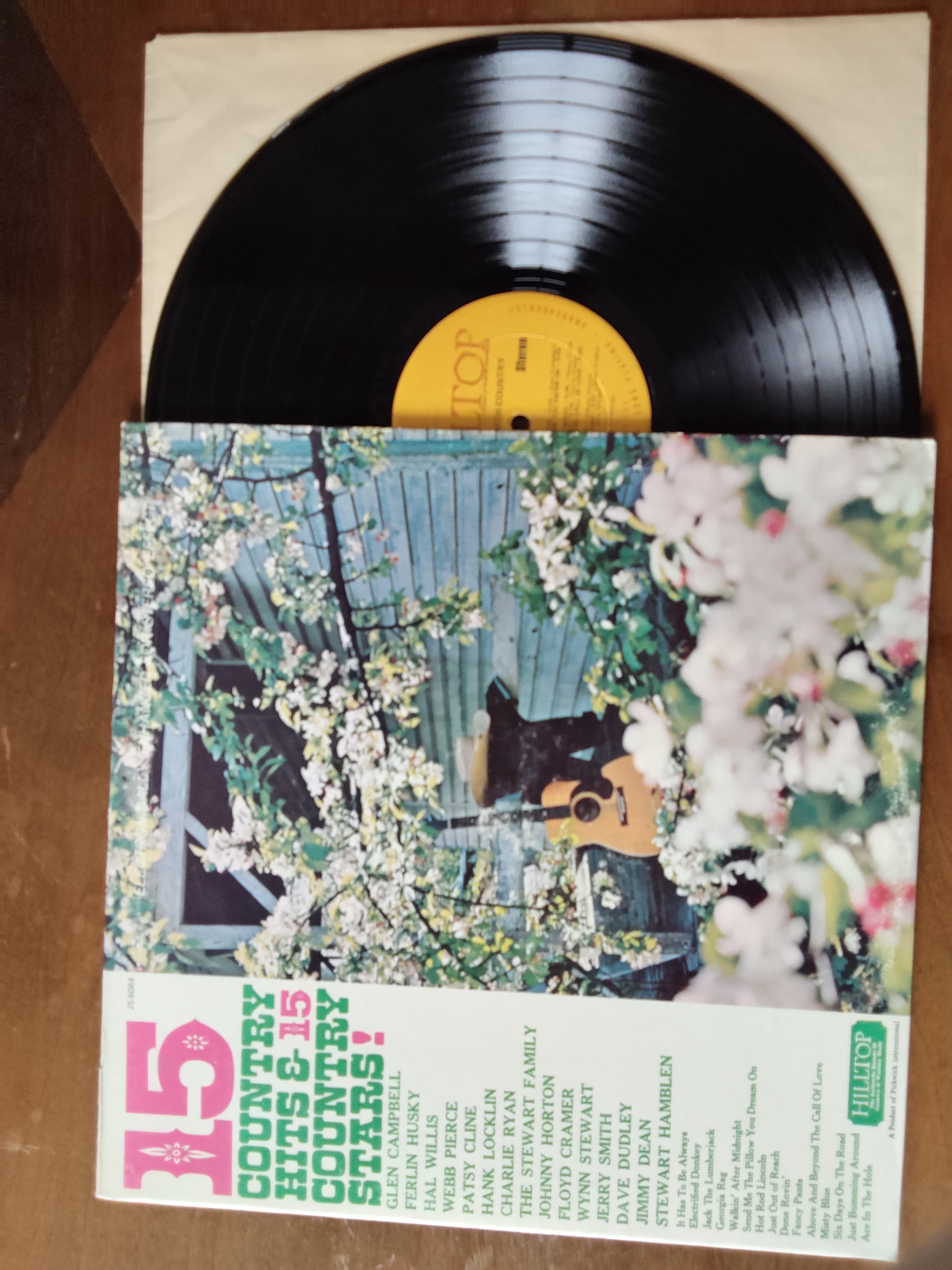 Various artists met 15 country hits & 15 country stars! 1968 LP nr L20251244