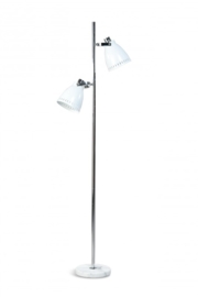 Vloerlamp Acate 2L h175cm wit nr 05-VL8244-31