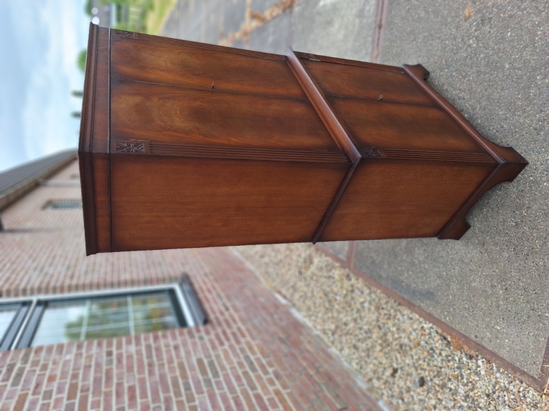 Midcentury Engelse minibar of drankkabinet mahonie omstreeks 1950 nr K202555
