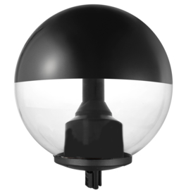 Buitenlamp kop PMMA helder/zwart LED 22W 3000K IP65 nr 10-341078