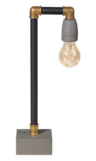 Tafellamp GassedUp mat zwart E27 h40cm nr 05-TL3071-30